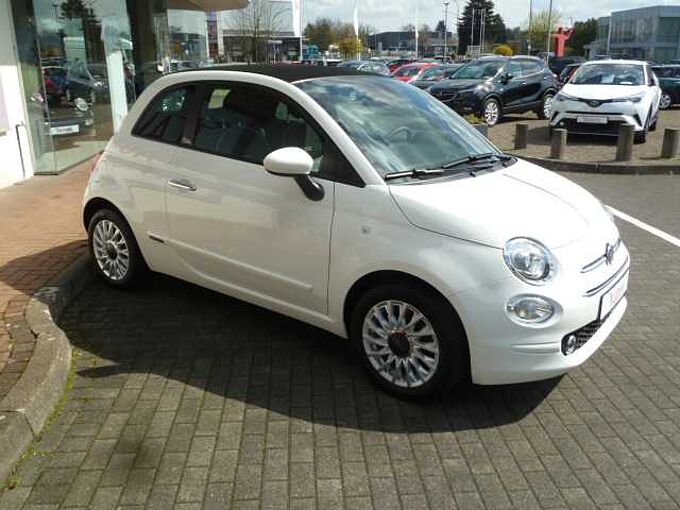 Fiat 500 Cabrio 1.2 Lounge Hybrid - Navi, PDC, Klima, Alu, BT